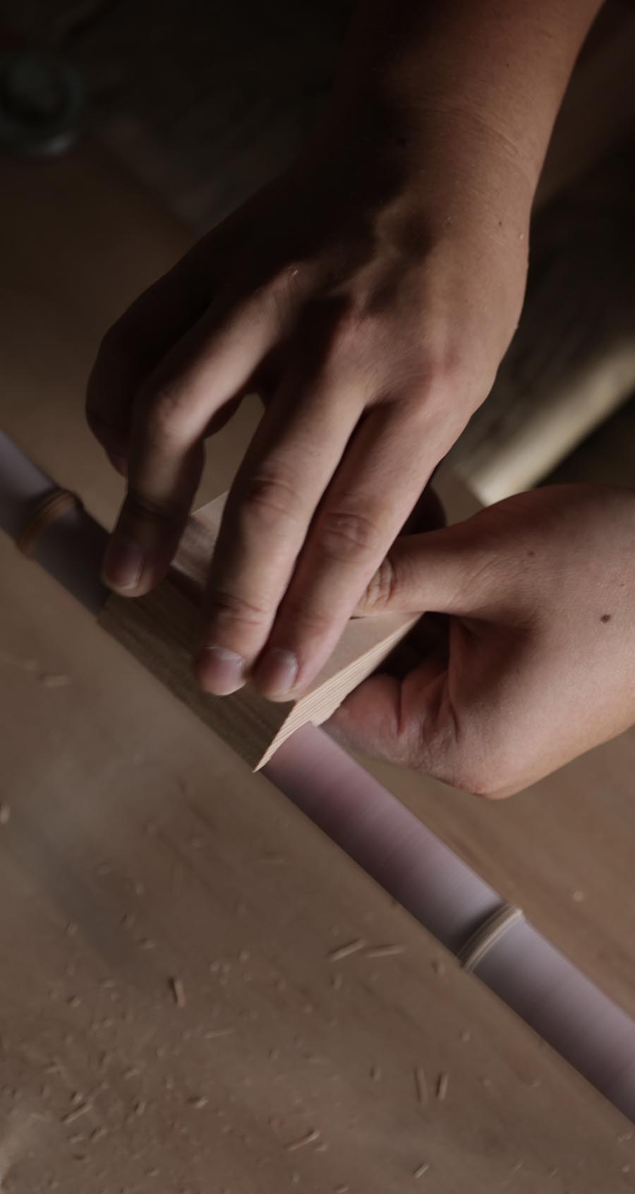 coconos溝付け作業